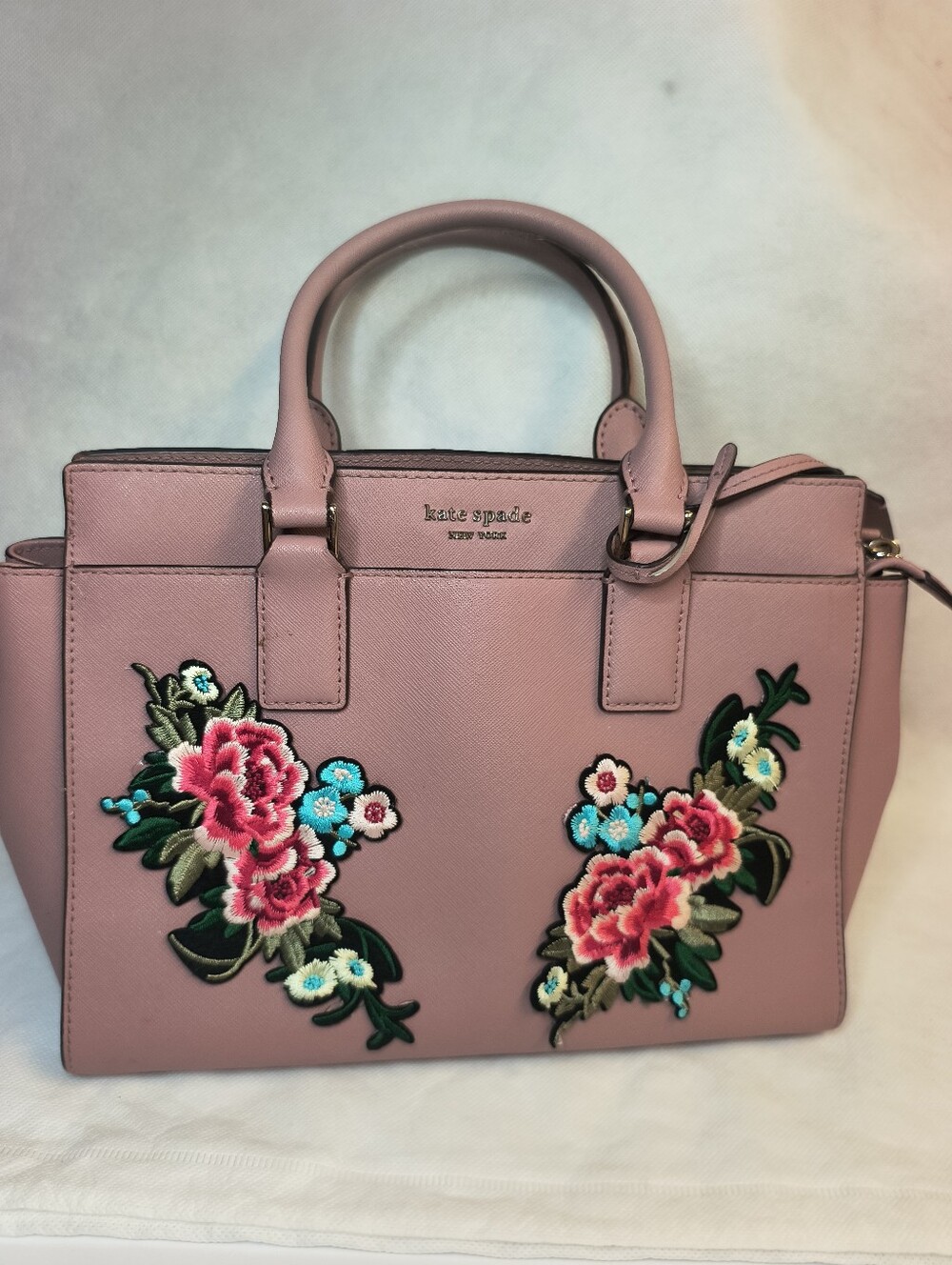 kate spade Blush Pink Leather Satchel - Picture 2 of 16